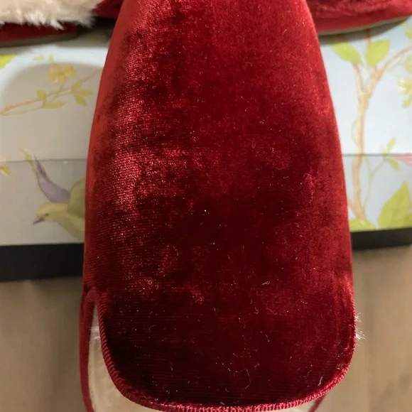 Birdies Red Slippers with Plush Lining - Picture 5 of 9